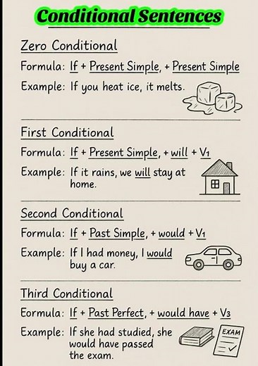 #How to use conditional sentences |#grammartips |#english |#realenglish |