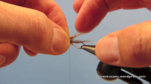 How to tie the Dark Hendrickson Winged Wet