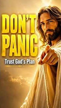 Stop Panicking! God Is In Control #prayer #god #jesus #bible #faith