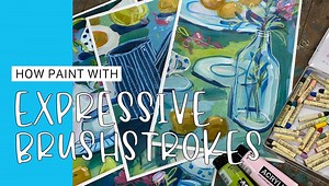 Expressive Brushstrokes - How to Loosen your painting style | Clair Bremner | Skillshare