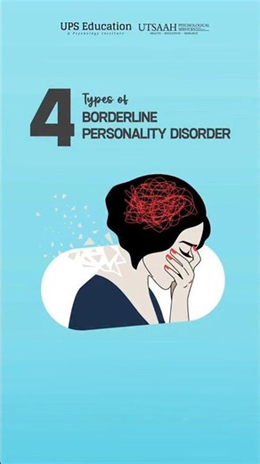 4 Types of Borderline Personality Disorder | #psychology