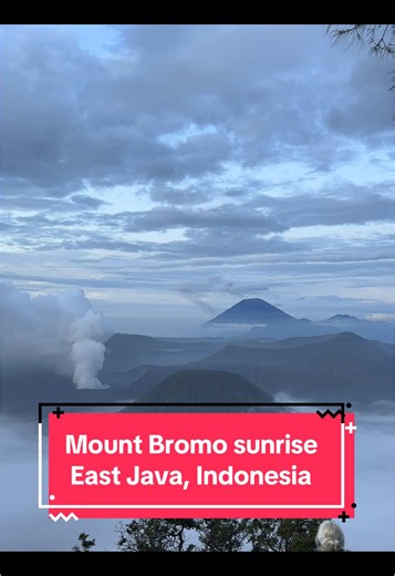 If you are looking for things to do in East Java, you must not miss the sunrise at mount Bromo #travel #traveltiktok #travellife #traveling #traveldestination2025 #volcano #mountain #eastjava #indinesia