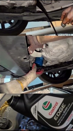 DIY Oil change Honda Accord hybrid 2024 #honda #accord #mechanic #automobile #diy