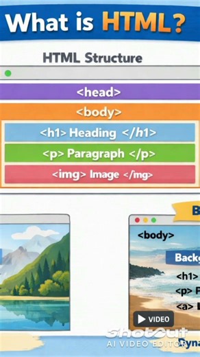 HTML naa Enna? Web Development oda First Step! 💻🚀. #HTML#HTMLBasics#WebDevelopment#CodingInTamil