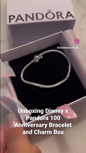 Unboxing Disney x Pandora 100 Anniversary Bracelet and Charm Box