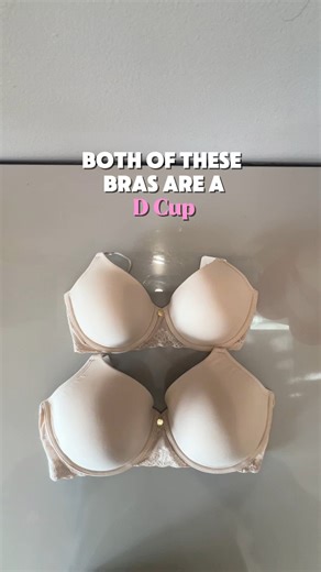 Same cup letter - very different bras. A D cup isn’t one size, it changes with the band. That’s why a 30D, 32D… 38D, etc. all look and fit differently, even though the letter is the same. Proper sizing matter and the right fit is about proportions, not labels. Come visit us at Allure to find your perfect fit! ✨ #braeducation #allurefits #brasistersizing #AllureIntimateApparel #BraFitExperts | Allure Intimate Apparel