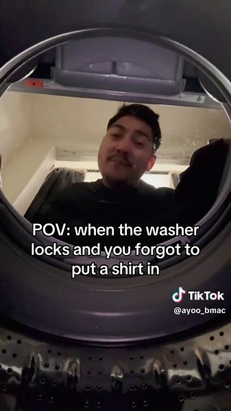 LET ME IN! 😭 #fypシ #fyp #washingmachine #openthedoor #relatable | washer machine