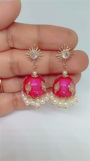 Exclusive Handmade Paper Quilling Jhumkas