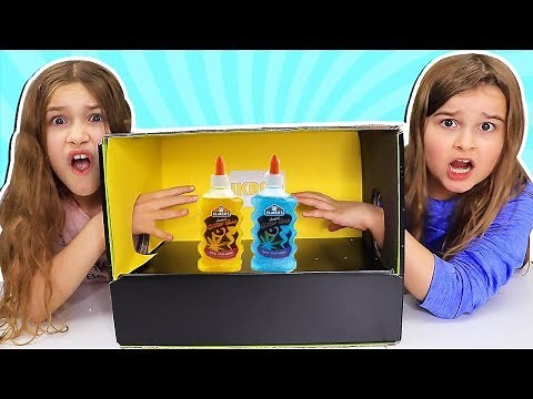 WHAT'S IN THE BOX Slime Challenge!! | JKrew