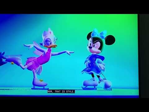 Mickey’s Twice Upon A Christmas 2004 Minnie & Daisy Fight On The Ice