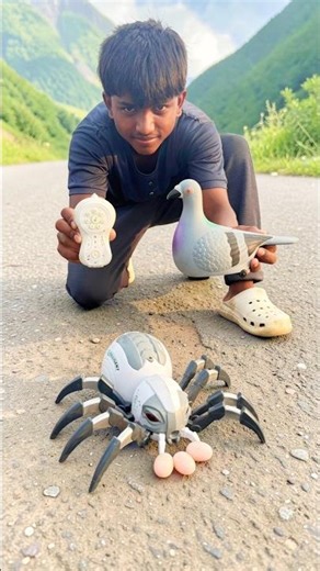 Remote control birds With Spider Unboxing Deko 🔥