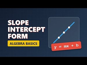 Slope-Intercept Form Explained: y = mx + b for Beginners