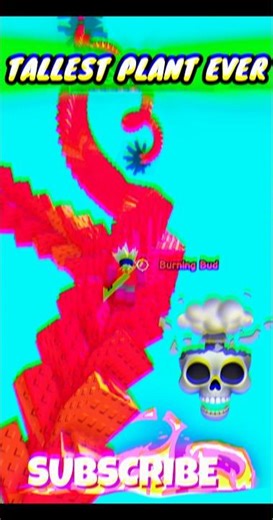 Tallest Plant EVER in Grow a Garden Roblox 🌱😱 #growagarden #roblox