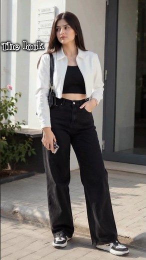 ✨ Chic Black & White Street Style Outfit Inspiration | Trendy Casual Fashion 2026 #ootd #styleinspo