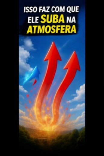 Por que o ar quente sobe?🌍Salva pra não esquecer!