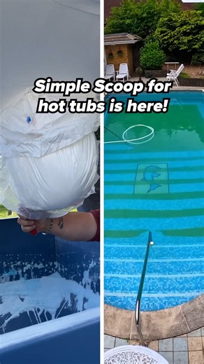 Two names you can trust: Simple Scoop for pools, Spa Protector for hot tubs. 😉 #HotTubCare #PoolDay #hottubseason #hottubtips #HomeSpa | Pool Day