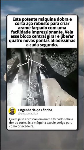 Como o arame farpado é feito?