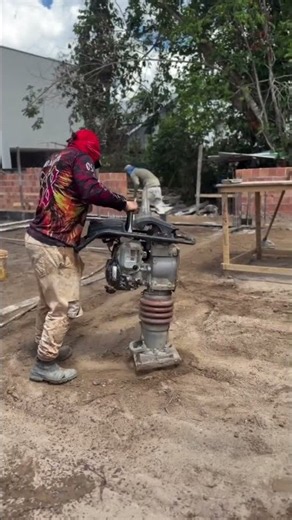 This Powerful Machine Compacts Soil in Seconds! | Jumping Jack Compactor in Action