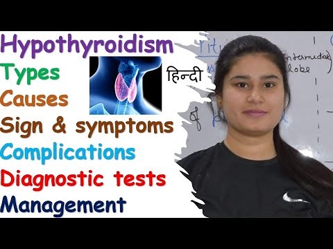 Hypothyroidism | Types | Causes | Sign & Symptoms | Complications | Diagnostic tests | Management