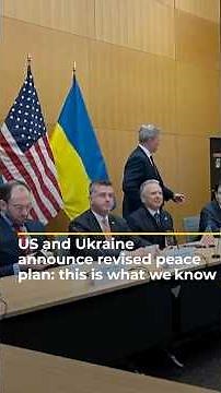 US and Ukraine announce revised peace plan: this is what we know | AJ #shorts