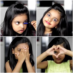 4 Years' old makeup skills & night routine, definitely better than mine! | MetDaan