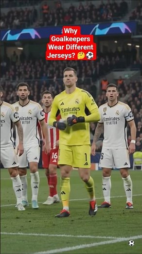 Why Do Goalkeepers Wear Different Jerseys? 🧤⚽