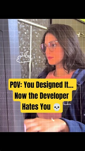 Designers vs Developers 😭 The Real UX UI Struggle | Relatable Design #memes #shorts