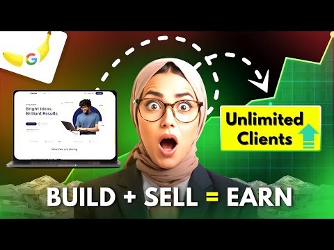 Build & SELL Client Websites Using 1 AI (No SEO, No Designer, No Dev) | Nano Banana