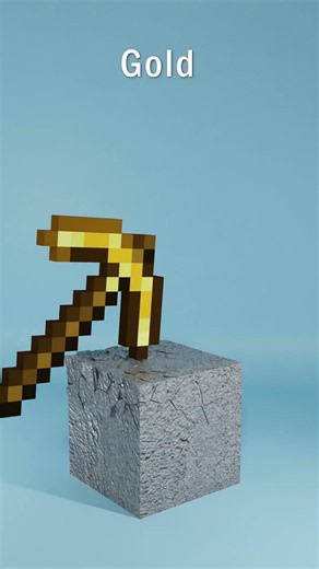 Minecraft Pickaxe vs Rock Mining in Real Life #physics