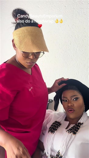 POV;When you are all in one makeup artist,hair stylist,do head wraps ♥️ #viral #trendingvideo #weddingday #gamolepane