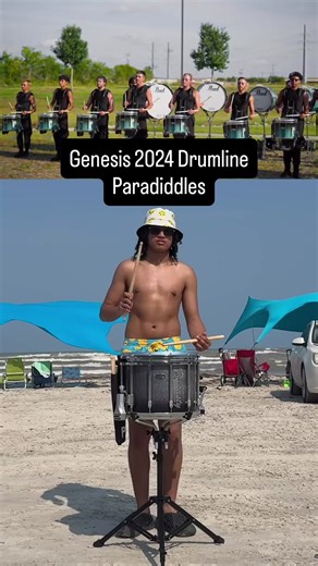 Genesis 2024 Drumline - Paradiddles - #iamjaws #percussiontips #learntodrum #drumtechnique #drumbasics