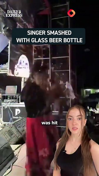 Singer suffers horrific injuries after audience member throws glass beer bottle