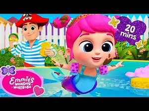 Mermaid Bubble Bath Time! 🩷🫧 | Mermaid in the Sea Song! | Emmie's Wonder Wardrobe