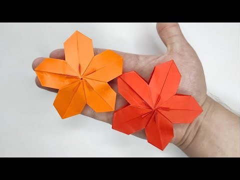 Origami MODULAR SAKURA | How to make a paper sakura flower