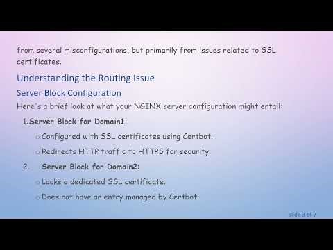 How to Fix Server Block Routing Issues in NGINX