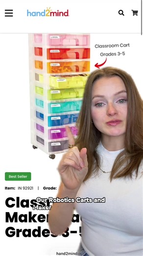 Middle School Teachers! 📣 You could be awarded over $5,000 to help implement project-based learning in your classroom! 💵 The Toshiba America Foundation Grant is open now and our STEM products like STEM Lab Makerspace Carts, Hands-On Coding and Robotics Carts, and more qualify! hand2mind is here to help with free downloadable resources to guide you through the application process. 💚 Tap the link in our bio to download the resources now! #grant #STEM #teachers #middleschool #hand2mind