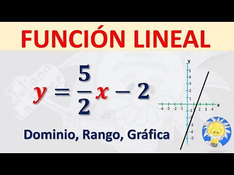 📈 FUNCIÓN LINEAL con fracciones: Generalidades, Dominio, Rango y Gráfica | Juliana la Profe
