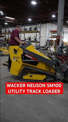 Wacker Neuson SM100 Utility Track Loader | Perfect for Tight Job Sites #wackerneusonsm100