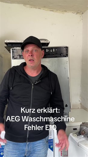 AEG Waschmaschine Fehler E10 Reparatur Anleitung