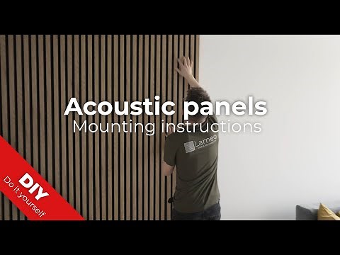 How to install acoustic panels? ❓ Assembly instructions 🔨 - Lameo