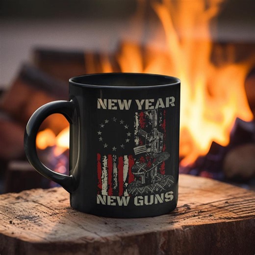 New Year New Guns Mug, 2nd Amendment Gun Rights Mug, 2026 New Years Mug, Funny Gun Gift, Gift for Firearms Owner, Firearms Instructor - Etsy