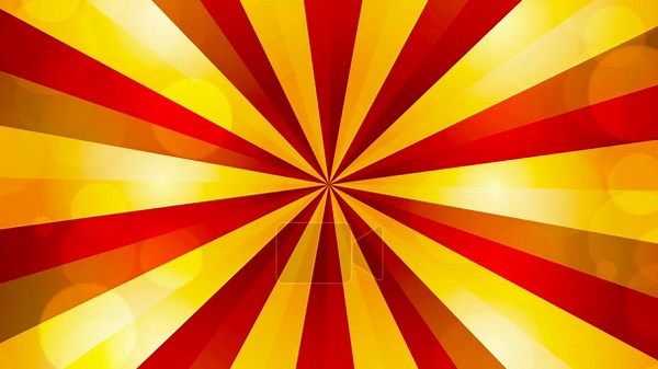 Abstract Rotating Red and Yellow Sunburst Background Animation Stock Video Footage - Alamy