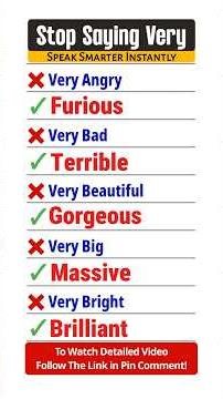 Stop Saying Very – Speak Smarter Instantly - Episode 6