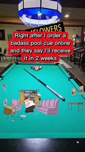 When you order a pool cue from online #jflowers #9ball #8ball