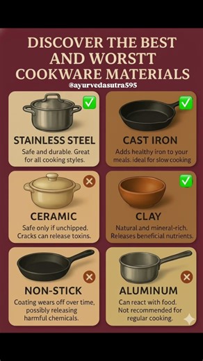 Best & Worst Cookware Materials 🔥 | Safe vs Toxic Cookware Explained!