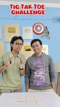 Tic tac toe challenge with @V‪@VeerGamer3‬