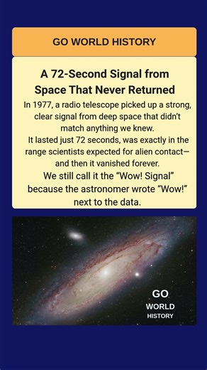 The 72-Second Signal from Space That Never Came Back (The “Wow!” Signal)