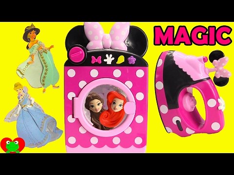 Minnie Mouse Magical Washing Machine and Disney Princess Surprises