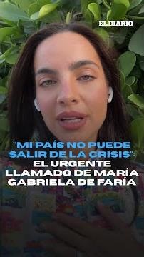 María Gabriela de Faría pide ayuda urgente tras masivos terremotos en Venezuela / El Diario