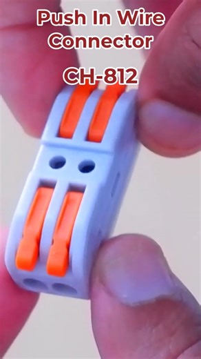 CH-812 Quick Connector | Push In Terminal block #wireconnector #connector #diy #shorts #electric